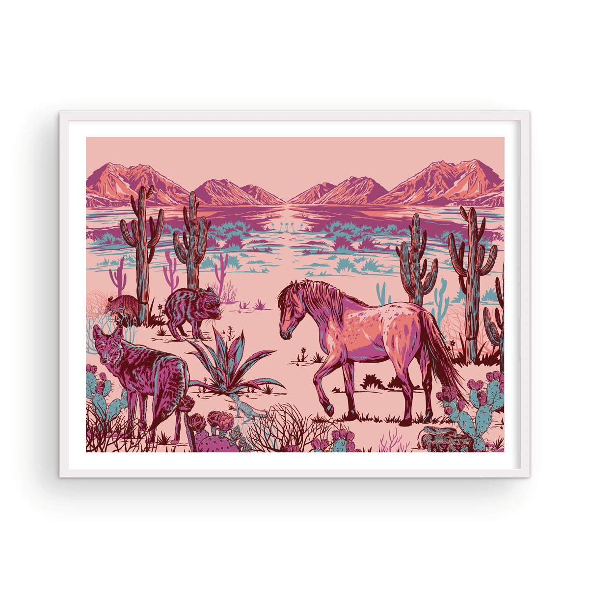 PINK URBAN WILDLIFE
