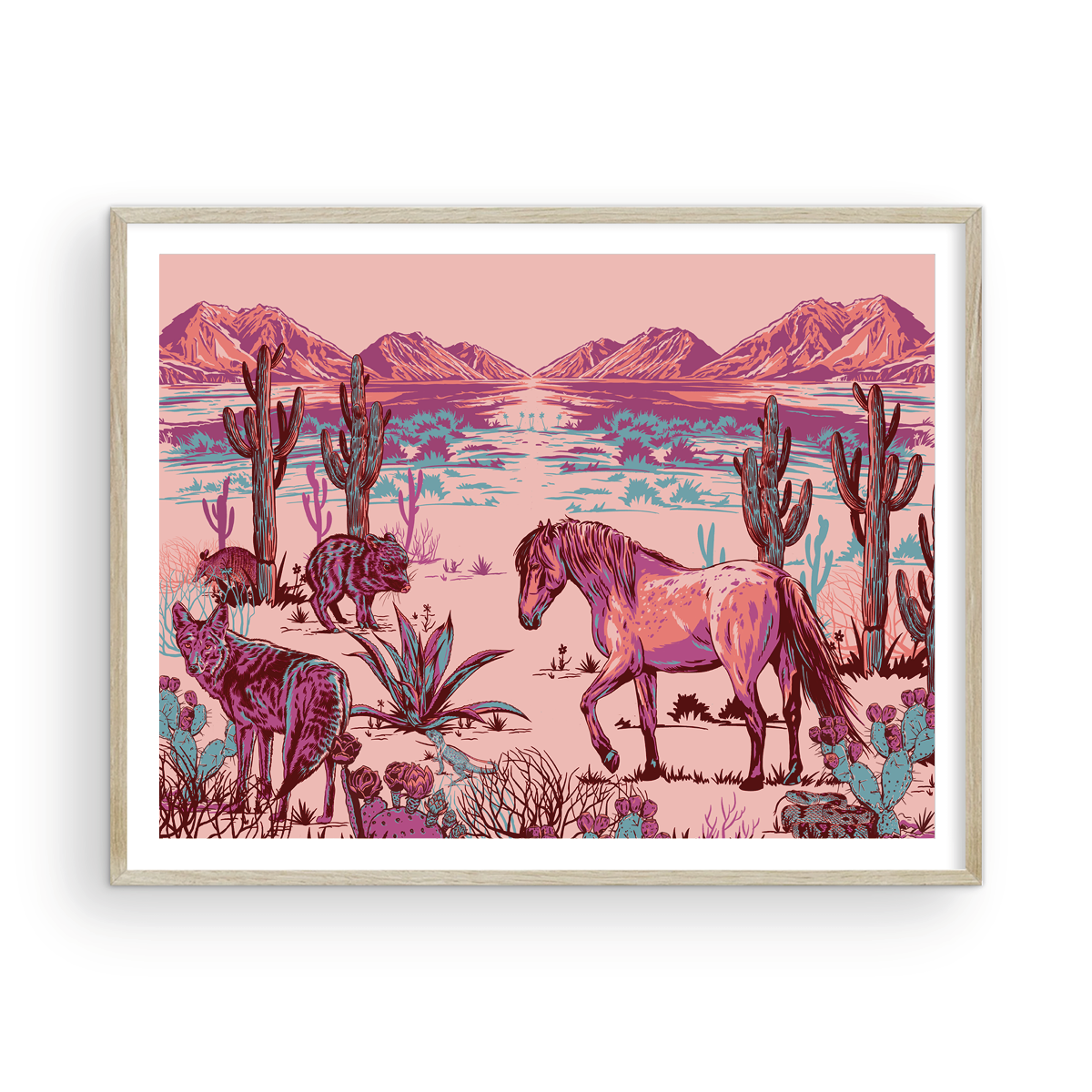 PINK URBAN WILDLIFE