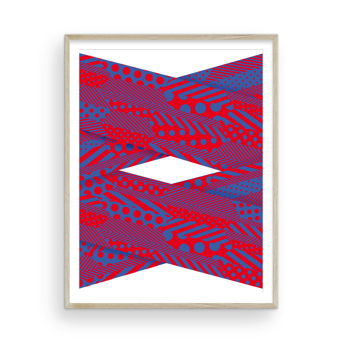 'RED/BLUE THATCH'