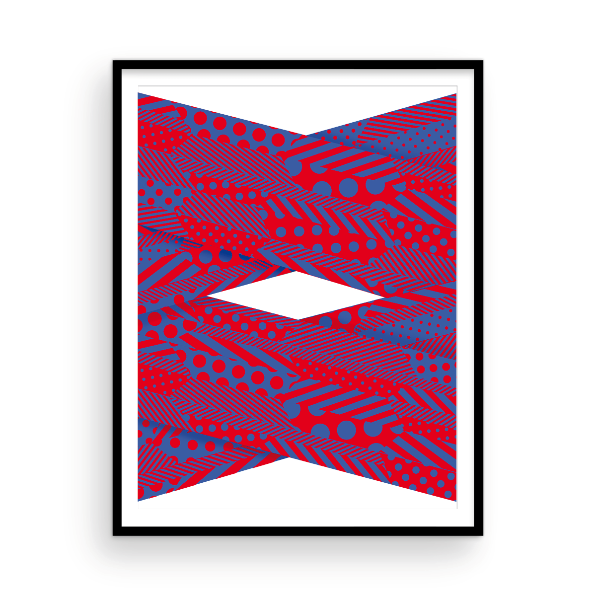 'RED/BLUE THATCH'